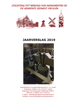 Jaarverslag 2019 DE GEMEENTE SÚDWEST-FRYSLÂN