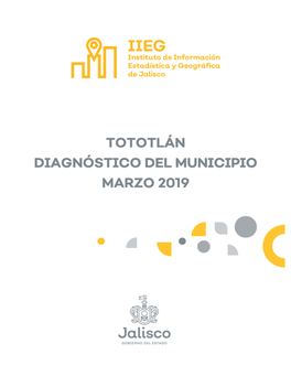 Tototlán Diagnóstico Del Municipio Marzo 2019