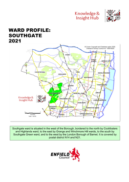 Ward Profile: Southgate 2021