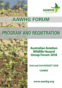 Aawhg Forum Program and Registration Program and Registration