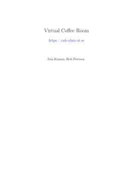Virtual Coffee Room