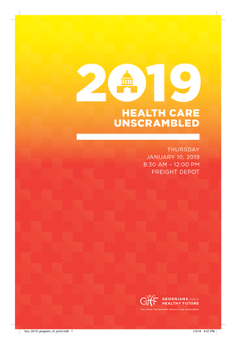 Health Care Unscrambled