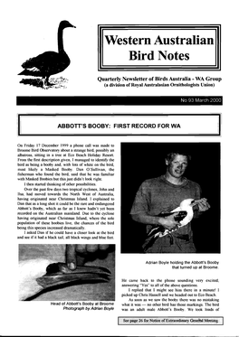 Western Australian Bird Notes