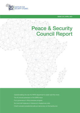 Peace & Security Council Report