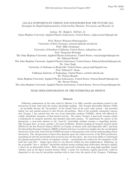 Strategies for Rapid Implementation of Interstellar Missions: Precursors and Beyond (4)