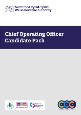 Chief Operating Officer Candidate Pack Message from the Chief Executive