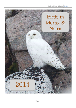 Birds in Moray & Nairn 2014