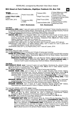 Tattersalls October Yearling Sale Book 1