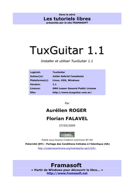 Tuxguitartuxguitar 1.11.1 Installer Et Utiliser Tuxguitar 1.1