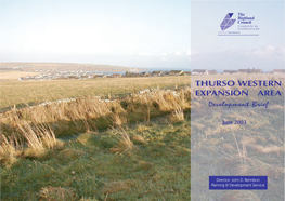 THURSO WESTERN EXPANSION AREA Development Brief