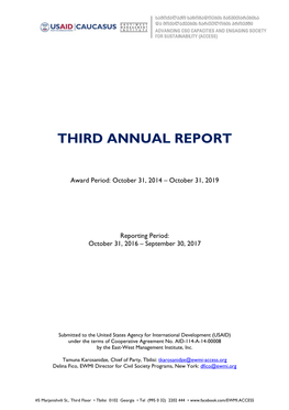 Third Annual Report