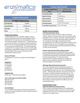 T7 DNA Polymerase