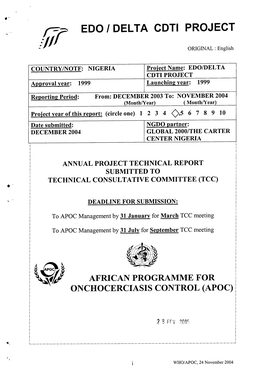 EDO IDELTA CDTI PROJEGT {F, ORIGINAL : English