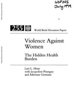 Implications of Gender Violence for Health And