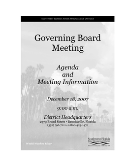 Governing Board Meeting