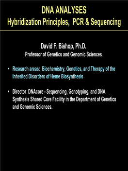 DNA Sequencing Methodologies