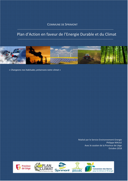 Plan D'action En Faveur De L'energie Durable Et Du Climat