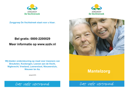 Mantelzorg Januari 2015