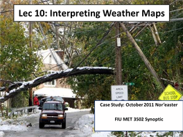 Interpreting Weather Maps