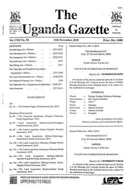 Uganda Gazette Authority