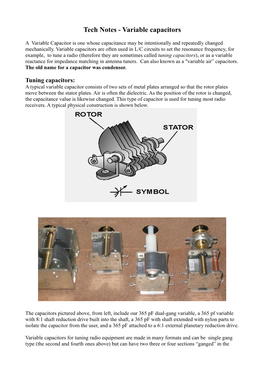 Variable Capacitors