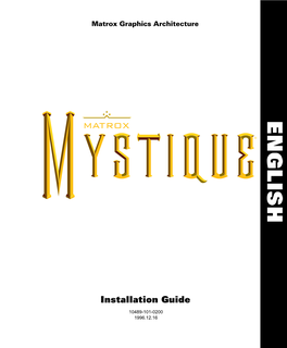 Installation Guide