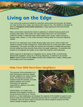 Living on the Edge Brochure 1-18-07