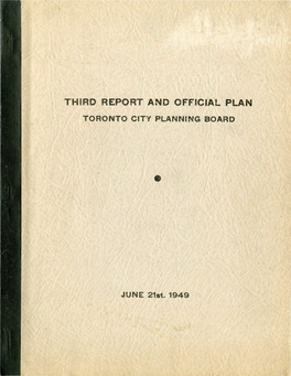 Third Report and Official Plan