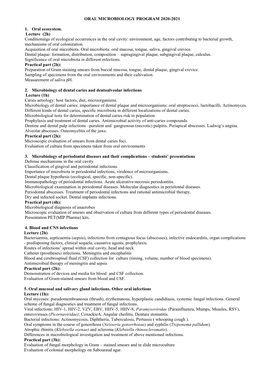 (2H) Conditionings of Ecological Occurrences in the Oral Cavity: Environment, Age, Factors Contributing to Bacterial Growth, Mechanisms of Oral Colonization