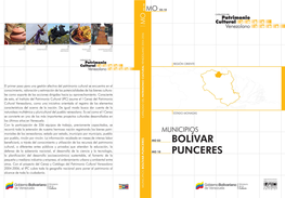 Municipios Bolívar Y Punceres Se Ela- Boraban Con Algodón Y Cocuiza