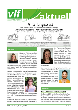 Mitteilungsblatt