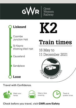Liskeard to Looe (The Looe Valley Line)