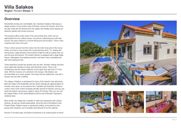 Villa Salakos Region: Rhodes Sleeps: 6