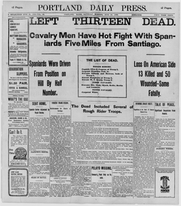 Portland Daily Press: June 25, 1898