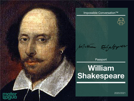 William Shakespeare Passport