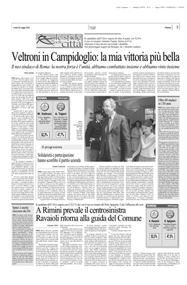 Ariminiprevaleilcentrosinistra Ravaioli Ritorna Alla Guida Del Comune