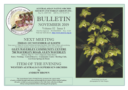 Download a PDF Sample of the ANOS Vic. Bulletin
