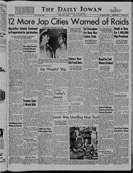 Daily Iowan (Iowa City, Iowa), 1945-08-05