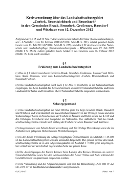 In Den Gemeinden Braak, Brunsbek, Großensee, Rausdorf Und Wit Zhave Vom 12