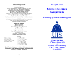 Science Research Symposium