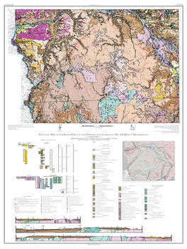 Geologic Map of the Idaho Parts of the Orofino and Clarkston 30 X 60