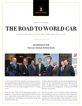 The Road to World Car