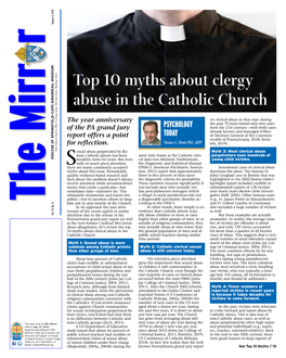 Top 10 Myths About Clergy Abuse in the Catholic Church