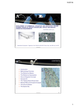 18.1 Development of a Commercial Spaceport