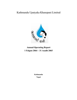 Annual Operating Report 1 Falgun 2064 – 31 Asadh 2065