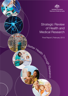 Strategic Review of Health and Medical Research