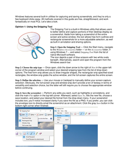 Windows Features Several Built-In Utilities for Capturing and Saving Screenshots, and They're Only a Few Keyboard Clicks Away