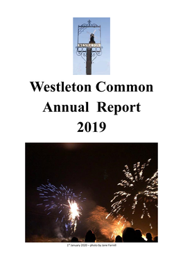 Westleton Common Annual Report 2019