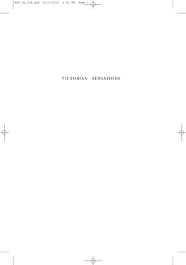 VICTORIAN SENSATIONS H&F Fm 3Rd.Qxd 9/15/2006 4:30 PM Page Ii H&F Fm 3Rd.Qxd 9/15/2006 4:30 PM Page Iii