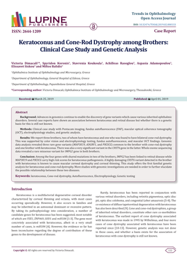 Keratoconus and Cone-Rod Dystrophy Among Brothers: Clinical Case Study and Genetic Analysis